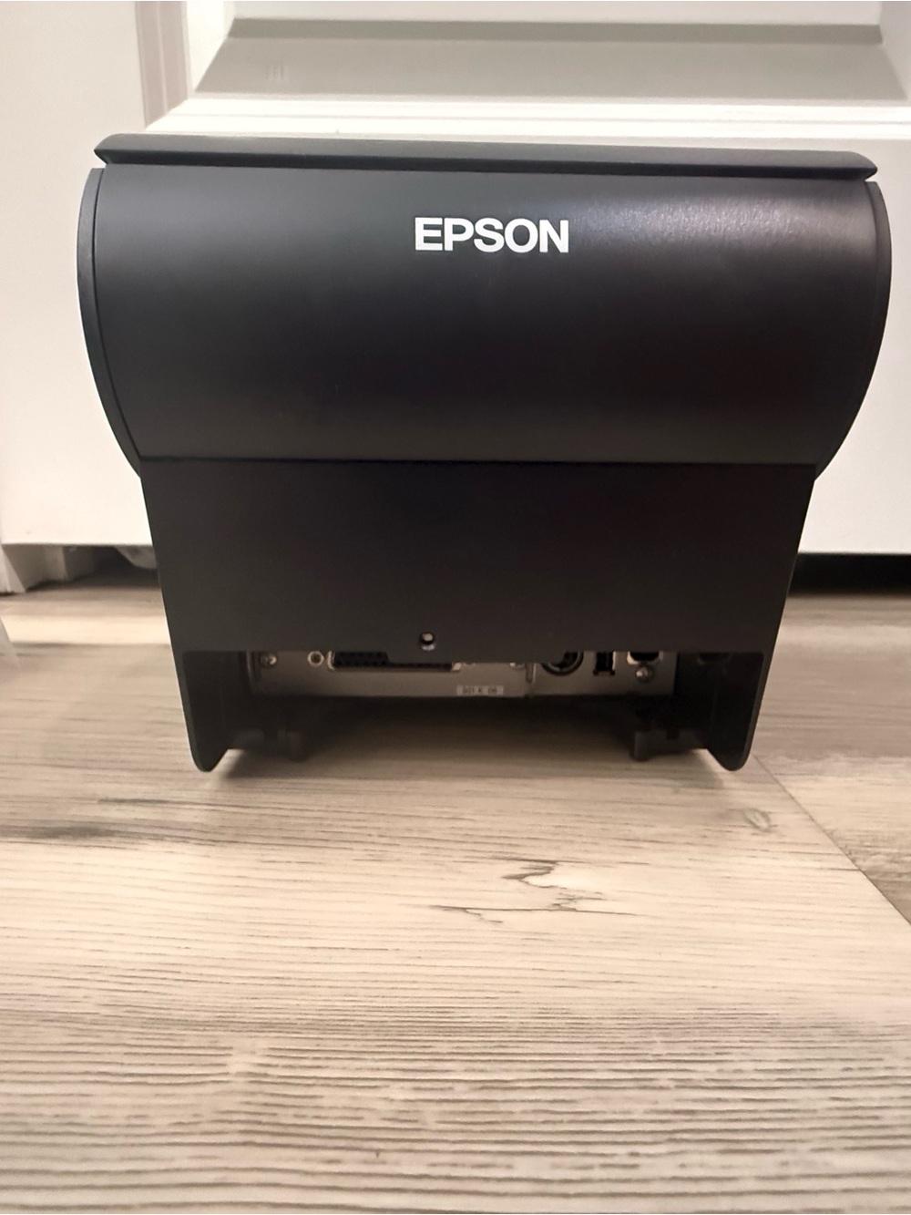 Epson Black Thermal Receipt Printer Label Panel